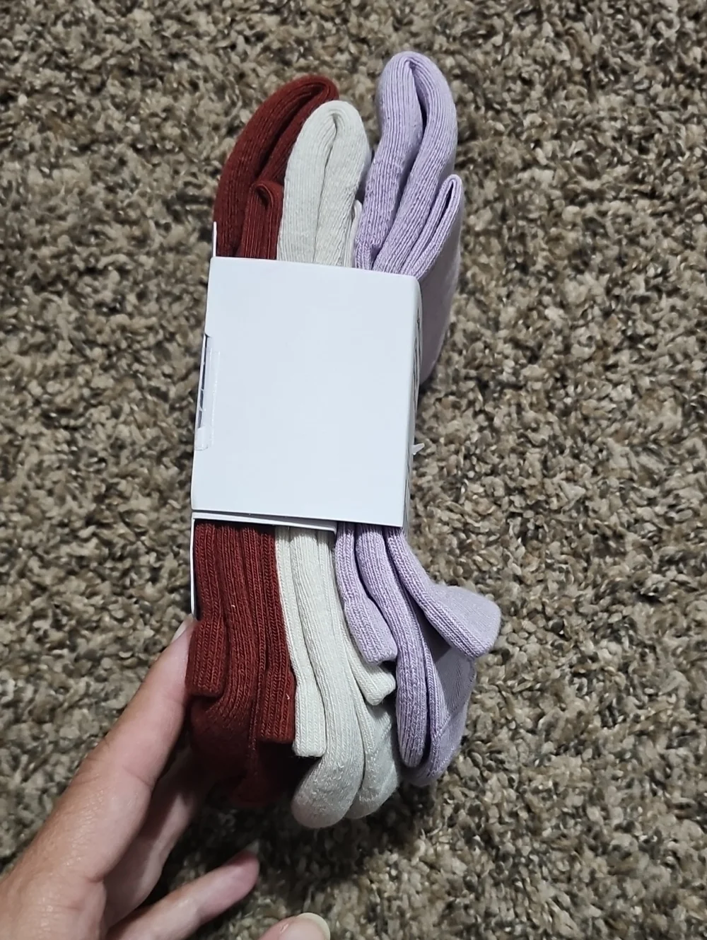 Lululemon Daily Essential Socks, 3 Pair!! Nwts, Large! LLAY/LTIV/CACH